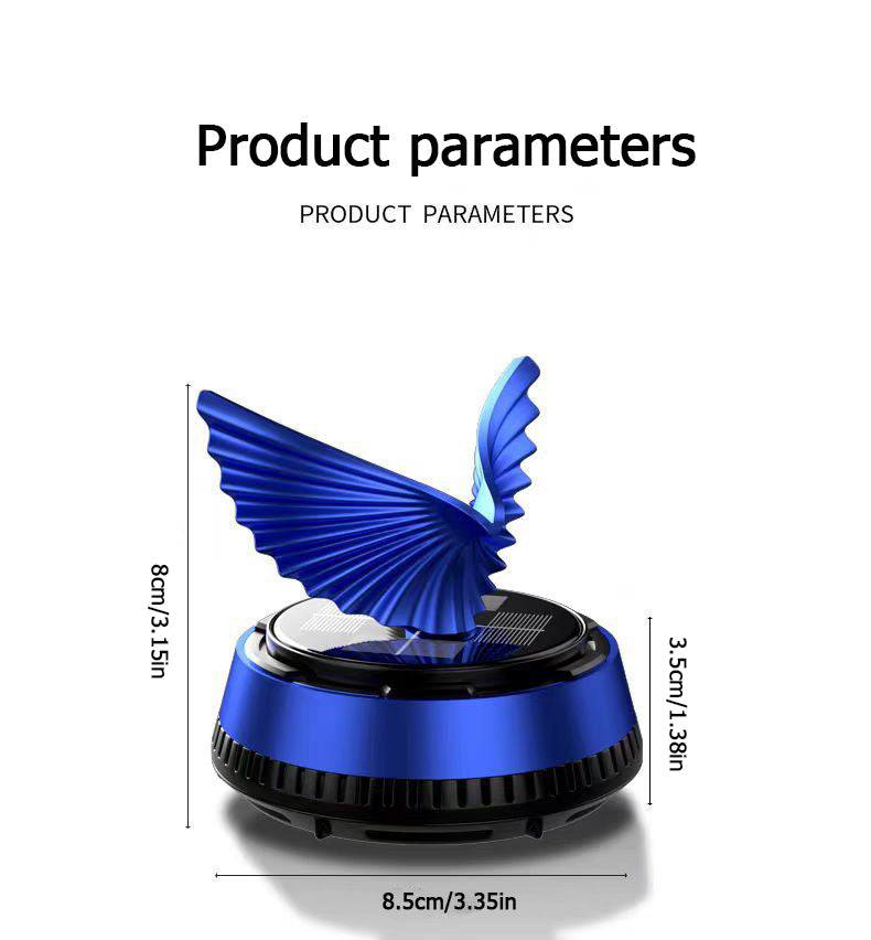 Car Air Freshener Ornament, Solar Rotating Eagle