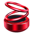 Double Rings Car Air Freshener, Rotary Metal Suspension