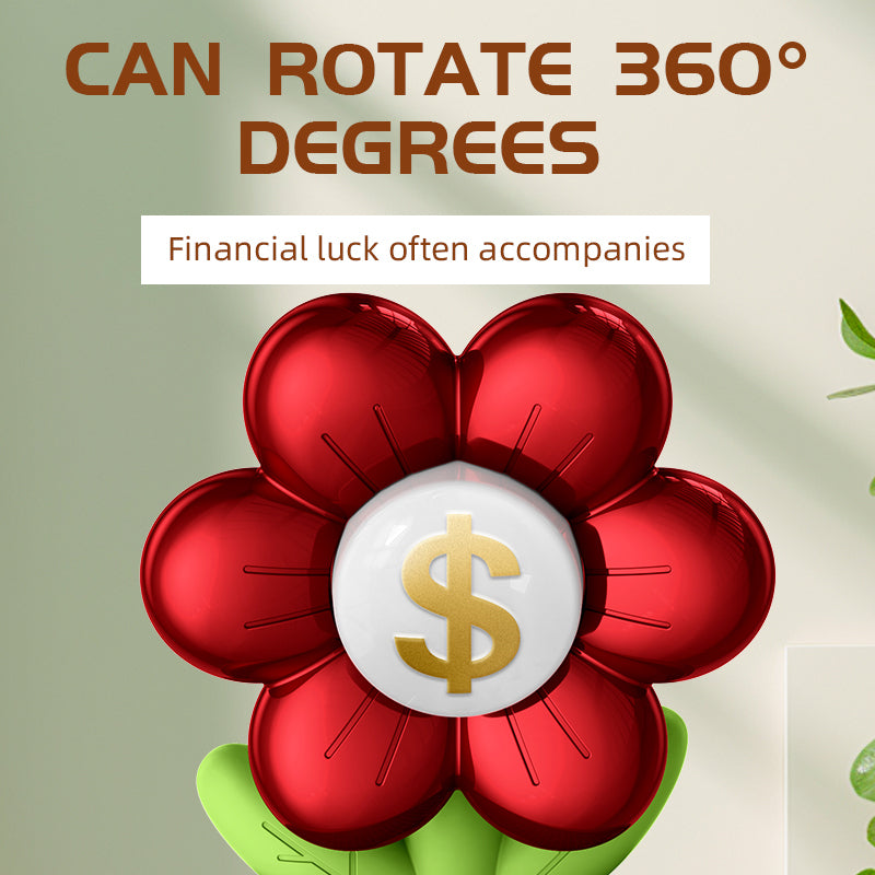 Solar Car Aromatherapy Diffuser Ornament, Money Flower