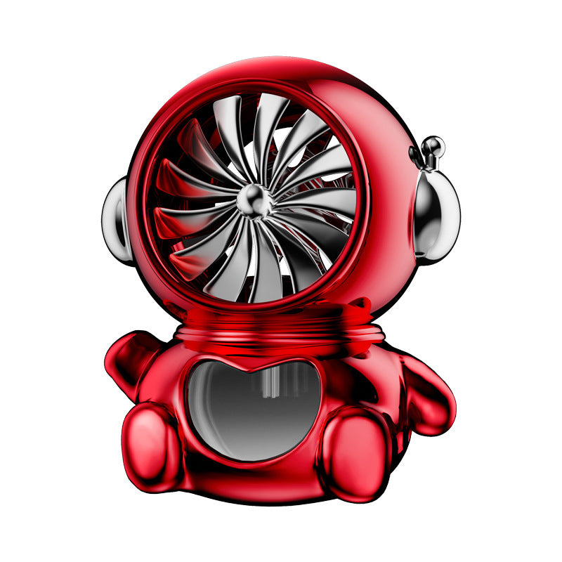 Astronaut Car Vent Air Freshener with Rotating Fan