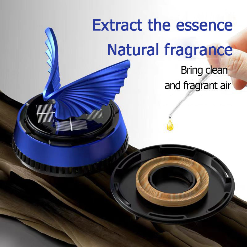 Car Air Freshener Ornament, Solar Rotating Eagle
