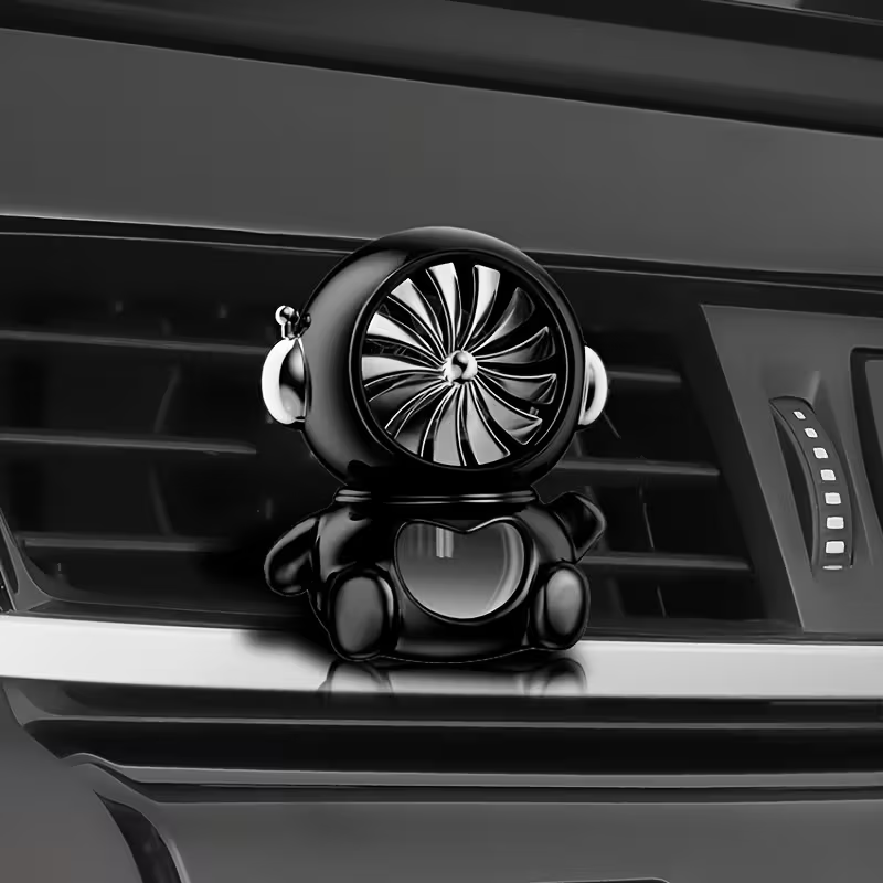 Astronaut Car Vent Air Freshener with Rotating Fan